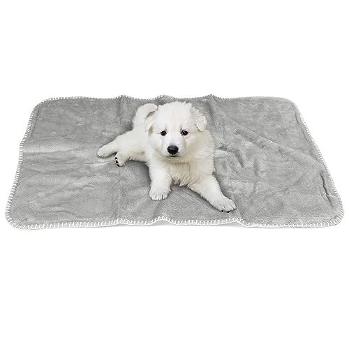 Pawsee Wasserdicht Hundedecke Katzendecke mit Pfotenabdruck, Waschbar Fleece Sherpa Hundehandtuch für Couch Bett Outdoor, wasserdichte Tagesdecke Bettschutz Sofa Überwurf Sofabezug, 75 x 50 cm, Grey Pawsee Wasserdicht Hundedecke Katzendecke mit Pfotenabdruck, Waschbar Fleece Sherpa Hundehandtuch für Couch Bett Outdoor, wasserdichte Tagesdecke Bettschutz Sofa Überwurf Sofabezug, 75 x 50 cm, Grey von Pawsee