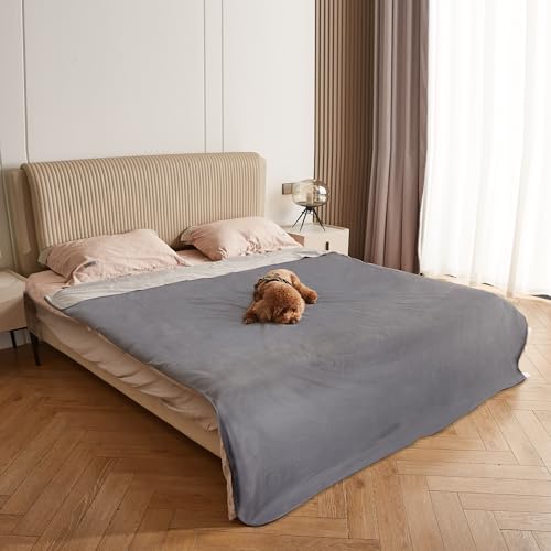 Pawsee Wasserdicht Hundedecke Katzendecken Waschbar, wasserdichte Decke für Große Hunde Sofaschutz Couch Überwurf, Flauschig Wasserdicht Liebesdecke für Schutzdecke Tagesdecke, XXL 259 x 244 cm von Pawsee