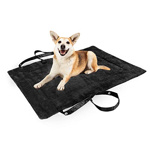 Pawsse Tragbare Hundematte, Hundereisebett Faltbar Waschbar Hundekissen Haustier Matte mit Griffen Hundeunterlage für Kleine Mittelgroße Katzen Pawsse Tragbare Hundematte, Hundereisebett Faltbar Waschbar Hundekissen Haustier Matte mit Griffen Hundeunterlage für Kleine Mittelgroße Katzen von Pawsee