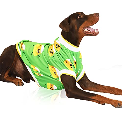 Pawsindia Candyman Bedrucktes T-Shirt für Hunde, weiches und atmungsaktives Material, Grün, Größe S von Pawsindia