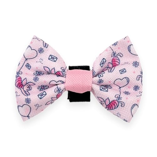Pawesome Paws Boutique Ferkel Disney Fliege für Hunde, Oxford-Stoff mit einfachem Verschluss für stilvolle Hunde von Pawsome Paws Boutique
