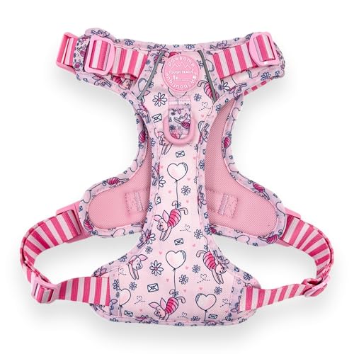 Pawesome Paws Boutique Hundegeschirr, Ferkel, mittelgroß, robust, verstellbar, Disney-Design, kein Ziehen, mit reflektierendem Rand und Stabiler Schnalle Pawesome Paws Boutique Hundegeschirr, Ferkel, mittelgroß, robust, verstellbar, Disney-Design, kein Ziehen, mit reflektierendem Rand und Stabiler Schnalle von Pawsome Paws Boutique