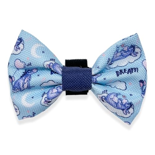 Pawesome Paws Boutique I-Aah Disney Fliege für Hunde, Oxford-Stoff mit einfachem Verschluss für stilvolle Hunde von Pawsome Paws Boutique
