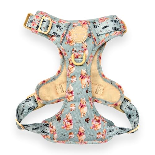 Pawesome Paws Boutique Winnie Puuh Hundegeschirr, robust, verstellbar, Disney-Design, kein Ziehen, mit reflektierendem Rand und Stabiler Schnalle Pawesome Paws Boutique Winnie Puuh Hundegeschirr, robust, verstellbar, Disney-Design, kein Ziehen, mit reflektierendem Rand und Stabiler Schnalle von Pawsome Paws Boutique