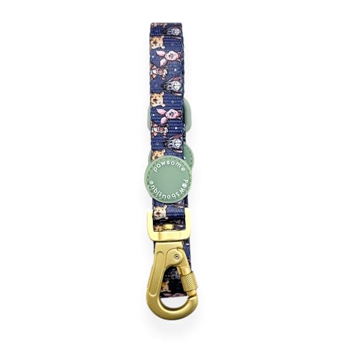 Pawsome Paws Boutique Winnie + Friends Hundeleine, 1,5 m, stilvolle Disney-Hundeleine mit weichem Griff und robustem Karabinerhaken von Pawsome Paws Boutique