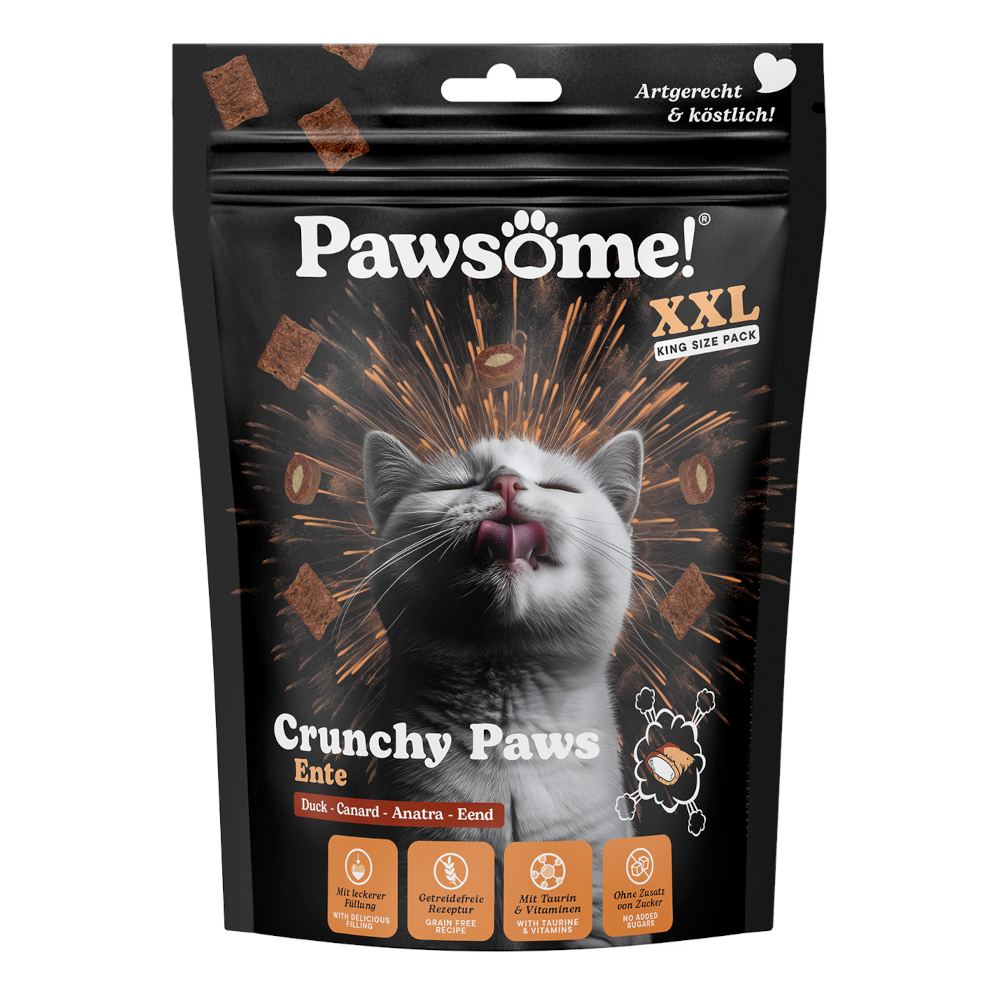 Pawsome Crunchy Paws - Ente (150 g) von Pawsome