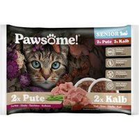 Pawsome Senior Kalb&Pute Mixpack 15x 4x85g Pawsome Senior Kalb&Pute Mixpack 15x 4x85g von Pawsome