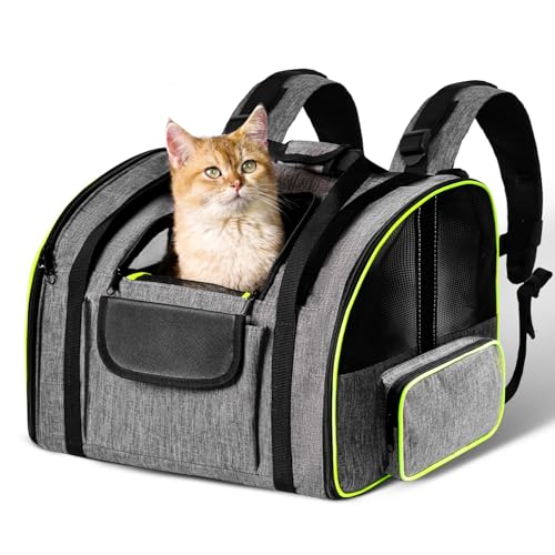 Pawtasy Katzenrucksack mit Fenster Transporttasche Katze Faltbare Katzentransporttasche groß Katzen Transport Tasche Wasserbeständig Rucksack Katze bis 8kg Pawtasy Katzenrucksack mit Fenster Transporttasche Katze Faltbare Katzentransporttasche groß Katzen Transport Tasche Wasserbeständig Rucksack Katze bis 8kg von Pawtasy