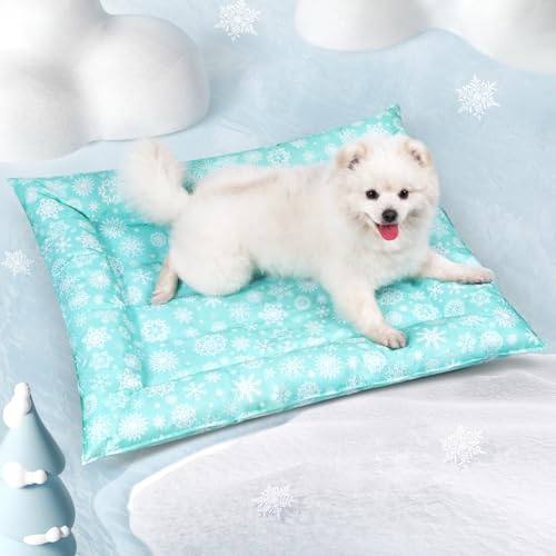 Pawtasy Kühlmatte Hund Kühldecke Hunde Katzen mit Ungiftiges Gel Hundekühlmatte Selbstkühlend Kratzfest Kühlkissen Kühlende Hundematte für Klein Haustiere M 76 x 66 cm Pawtasy Kühlmatte Hund Kühldecke Hunde Katzen mit Ungiftiges Gel Hundekühlmatte Selbstkühlend Kratzfest Kühlkissen Kühlende Hundematte für Klein Haustiere M 76 x 66 cm von Pawtasy