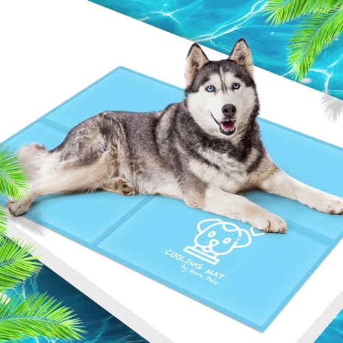 Pawtasy Kühlmatte für Hunde Kühldecke Hunde Kühlkissen mit Ungiftiges Gel für Große Haustiere Hundekühlmatte Selbstkühlend Hundedecke Hund Kühl Kühlende Hundematte - XXL 120 x 80 cm Pawtasy Kühlmatte für Hunde Kühldecke Hunde Kühlkissen mit Ungiftiges Gel für Große Haustiere Hundekühlmatte Selbstkühlend Hundedecke Hund Kühl Kühlende Hundematte - XXL 120 x 80 cm von Pawtasy