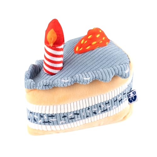 Geburtstagstorte Interaktives Hundespielzeug - Interaktives Haustierspielzeug - Niedliches Einzigartiges Design Party Geburtstagsgeschenk - Kleine Mittlere Hunde - Kaufest für Zahnen Welpe - Lustiges von Pawty Dog Toys