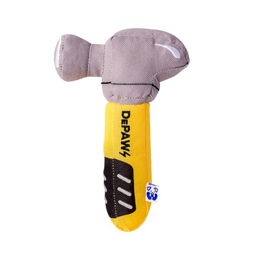 PAWTY Tool Kit Hammer Hundespielzeug - Interaktives Plüsch Anreicherung ParodyToy - Niedliches Einzigartiges Design Geburtstagsgeschenk - Kleine Mittlere Welpen - Langlebig Spaß Kaufest Beißspielzeug PAWTY Tool Kit Hammer Hundespielzeug - Interaktives Plüsch Anreicherung ParodyToy - Niedliches Einzigartiges Design Geburtstagsgeschenk - Kleine Mittlere Welpen - Langlebig Spaß Kaufest Beißspielzeug von Pawty Dog Toys