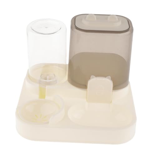 2-in-1 Automatischer Futternapf für Katzen, Wasserspender mit 1800 ml Futterkapazität, 800 ml Wasserbehälter für Katzen, kleine Hunde, Reisezubehör, transparent von PawwJoy