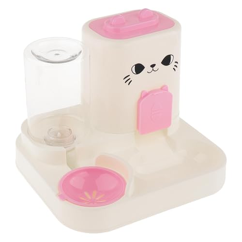 2-in-1 Automatischer Futterspender für Haustiere und Wasserspender, 1800 ml Trockenfutter und 800 ml Wasserkapazität, tragbarer Katzenfutternapf und Trinkbehälter für Kleintiere, Hunde, Katzen 2-in-1 Automatischer Futterspender für Haustiere und Wasserspender, 1800 ml Trockenfutter und 800 ml Wasserkapazität, tragbarer Katzenfutternapf und Trinkbehälter für Kleintiere, Hunde, Katzen von PawwJoy