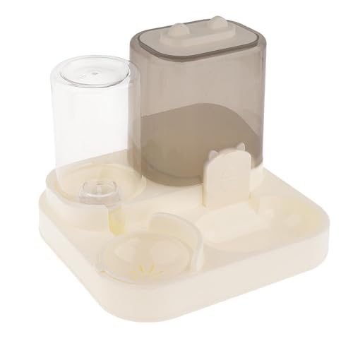 2-in-1 Automatischer Futterspender für Haustiere und Wasserspender, 1800 ml Trockenfutter und 800 ml Wasserkapazität, tragbarer Katzenfutternapf und Trinkbehälter für kleine Tiere, Hunde, Katzen 2-in-1 Automatischer Futterspender für Haustiere und Wasserspender, 1800 ml Trockenfutter und 800 ml Wasserkapazität, tragbarer Katzenfutternapf und Trinkbehälter für kleine Tiere, Hunde, Katzen von PawwJoy