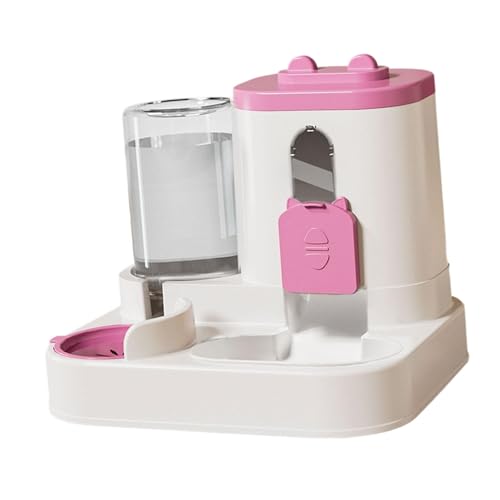 Automatischer Futterspender für Haustiere und Bewässerung, 2-in-1, Futter- und Wasserspender für Katzen und kleine Hunde, für den Innenbereich, Welpen, Kätzchen von PawwJoy