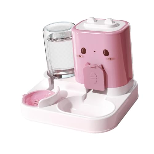 Automatischer Futterspender und Wasserspender 2-in-1 Futternapf für Katzen kleine Hunde Bunny Puppy Trockenfutter 1800ml Wasser 800ml Automatischer Futterspender und Wasserspender 2-in-1 Futternapf für Katzen kleine Hunde Bunny Puppy Trockenfutter 1800ml Wasser 800ml von PawwJoy