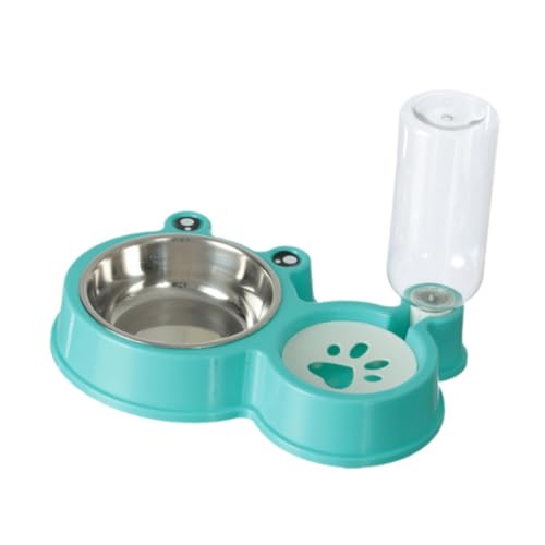Futter- und Bewässerungs-Set für Hunde und Katzen, Futterstation für kleine, mittelgroße Welpen, Kätzchen, Wasser- und Futternapf, Blau Futter- und Bewässerungs-Set für Hunde und Katzen, Futterstation für kleine, mittelgroße Welpen, Kätzchen, Wasser- und Futternapf, Blau von PawwJoy