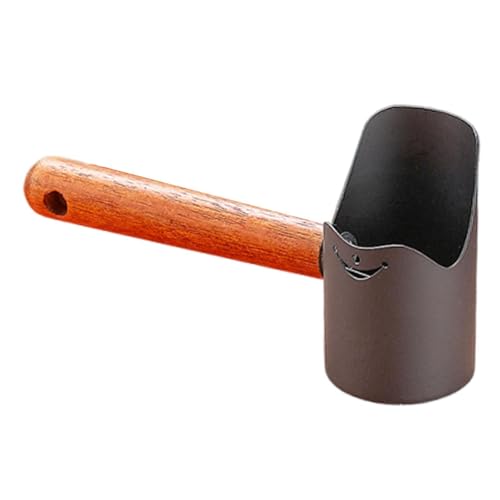 Futterschaufel für Haustiere, Karbonstahl mit Holzgriff für Trockenfutter und Leckerlis, multifunktionaler Fütterungslöffel für Hunde, Katzen, Vögel, Kaninchen, Grau Futterschaufel für Haustiere, Karbonstahl mit Holzgriff für Trockenfutter und Leckerlis, multifunktionaler Fütterungslöffel für Hunde, Katzen, Vögel, Kaninchen, Grau von PawwJoy