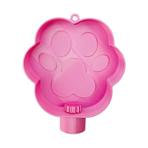 Haustier-Wasserflaschenspender mit Schüssel, anschließbar an Standard-Flaschen, auslaufsicher, tragbar, leicht, für Hunde, Katzen, Reisen, Outdoor, 12,5 x 3,6 x 15 cm von PawwJoy