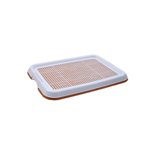 Hundetöpfchen, Toilettentrainingstablett, Netzstoff, rutschfest, abnehmbar, für Welpen, Rotbraun Hundetöpfchen, Toilettentrainingstablett, Netzstoff, rutschfest, abnehmbar, für Welpen, Rotbraun von PawwJoy