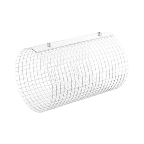 Kaninchentunnel, Spielzeug, stabiles Eisenrohr für syrische Hamster, Meerschweinchen, Chinchillas, Ratten, Kleintiere, Spieltunnel 28 x 18 cm, Weiß von PawwJoy