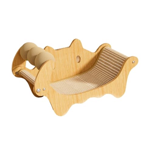 Katze Sisal Lounge Stuhl Kratzsofa Chaise mit 3 Kratzbällen für Indoor Katzen Hunde Welpen Kleintier von PawwJoy