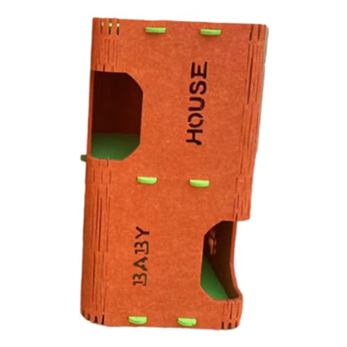 Katzenbaumhaus mit geschlossener Höhle, kratzfester Filz-Kletterturm für Innenkatzen, Kätzchen, Spiel, Schlafbett, Höhe 60 cm von PawwJoy