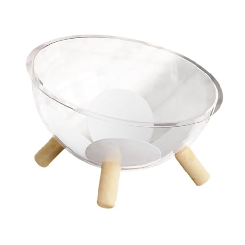 Katzenkapsel Haustiere Kätzchen Schlafnest Leicht Tragbares Aktivitätszentrum Bett Spielzeug Katze Schlafbett PETG Holzmaterial 42 cm von PawwJoy