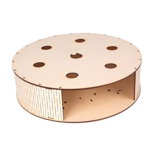 Katzenpuzzle Spielzeug Interaktives Katzenspielzeug Spiel Pädagogische Möbel Schutz Spielspielzeug Spielplatz Holz Labyrinth Spiel von PawwJoy