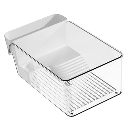 Kleines Schildkrötenbecken, transparent, für Reptilien, Terrapin, Zuchtbox mit abnehmbarem Boden, 32,7 x 19,3 x 12,2 cm, Weiß Kleines Schildkrötenbecken, transparent, für Reptilien, Terrapin, Zuchtbox mit abnehmbarem Boden, 32,7 x 19,3 x 12,2 cm, Weiß von PawwJoy