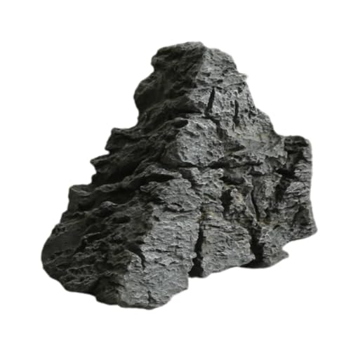 Künstliche Landschaft, Stein-Dekoration, einfach zu installieren, leichter PU-Schaum, Hintergrundrequisiten für Außenbereich, Garten, Aquarium, 33 x 20 x 25 cm von PawwJoy