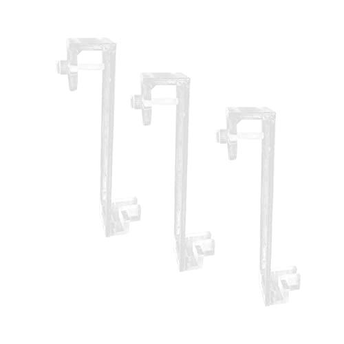 PawwJoy 3 Stück Aquariumhalterung, Aquarium-Zubehör, Desktop, Aquarium, Wasser, Auto-Nachfüllung, Guppy, transparent, 15 cm von PawwJoy