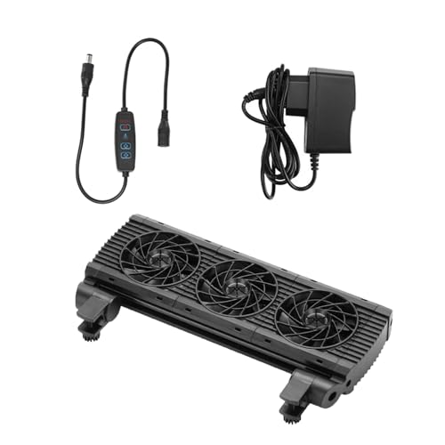 PawwJoy Aquarium-Kühler für Aquarien, variable Geschwindigkeit, Wasserkühler, Hydrokultur-Kühlmaschine für Salzwasser, Süßwasser, 3 von PawwJoy