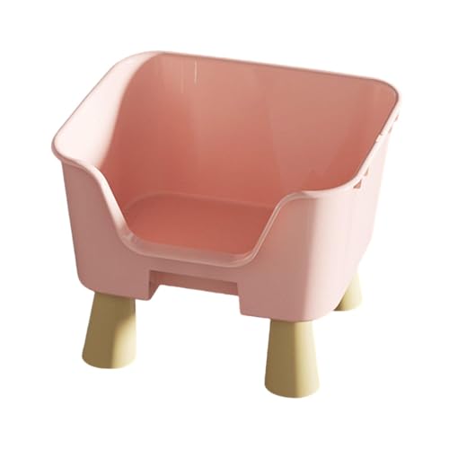 PawwJoy Haustier-Hängematte, Bett, Möbel, bequem, Aktivitätszentrum, einfache Reinigung, waschbar, erhöhtes Katzenbett, Katzenschlafnest für Katzen, S, Rosa von PawwJoy