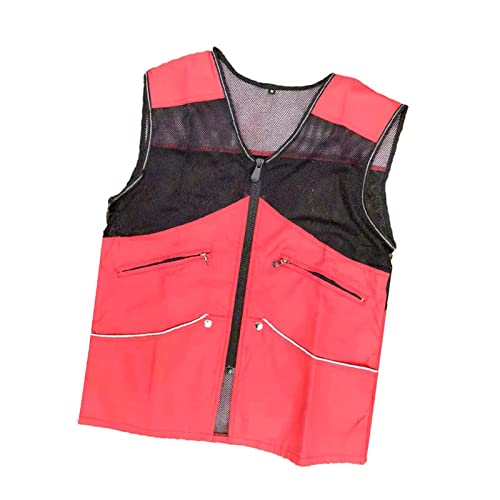 PawwJoy Hundetrainingsweste für Hundeführer mit Taschen, Hundeführer-Trainer-Weste, Haustier-Trainer-Jacke für Agility-Hunde, Outdoor-Reisen, Rot, Größe L - XL, Rot PawwJoy Hundetrainingsweste für Hundeführer mit Taschen, Hundeführer-Trainer-Weste, Haustier-Trainer-Jacke für Agility-Hunde, Outdoor-Reisen, Rot, Größe L - XL, Rot von PawwJoy
