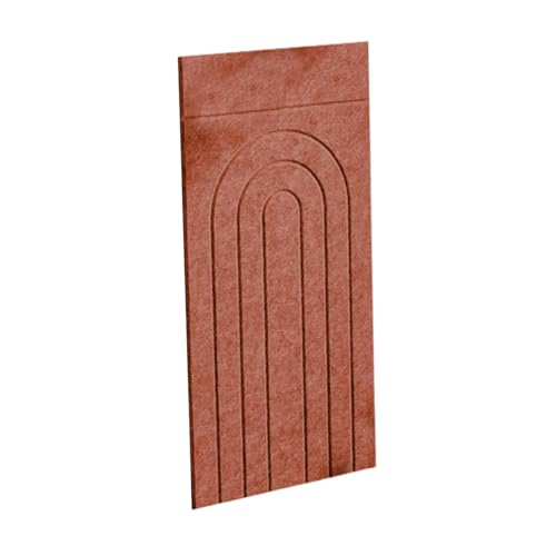 PawwJoy Kratzteppich für Katzen, vertikal, wandmontiert, Filz mit selbstklebendem Klebeband, DIY, Mehrzweck-Haustierbedarf, Wandkratzer für Sofa, Couch, 30 x 60 cm, Braun von PawwJoy