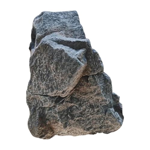 PawwJoy Künstliche Kunstlandschaft, Felshof-Ornament, sehr simuliert, unregelmäßige Gartendekoration, dekorativer Stein für Aquarium, Garten, Hof, 33 x 23 x 23 cm von PawwJoy
