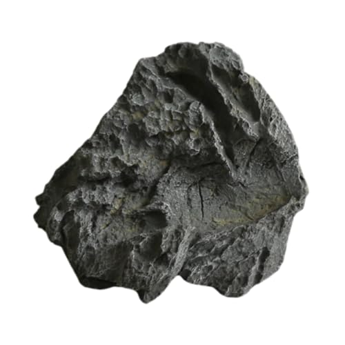 PawwJoy Künstliche Landschaft, Felsdekoration, leichter Kunststein, PU-Schaum, dekorativer Stein für Garten, Aquarium, Hinterhof, 28 x 25 x 34 cm von PawwJoy