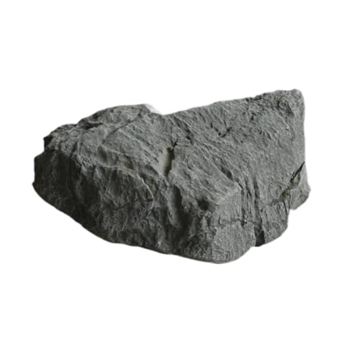 PawwJoy Künstliche Landschaft, Felsdekoration, leichter Kunststein, PU-Schaum, dekorativer Stein für Garten, Aquarium, Hinterhof, 40 x 28 x 22 cm von PawwJoy