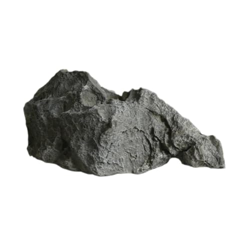 PawwJoy Künstliche Landschaft, Felsdekoration, leichter Kunststein, PU-Schaum, dekorativer Stein für Garten, Aquarium, Hinterhof, 50 x 30 x 22 cm von PawwJoy