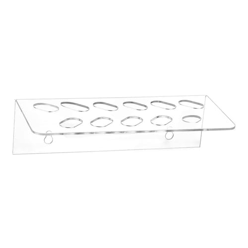 PawwJoy Scherenhalter, Wandhalterung, 11 Fächer, Display für Stylisten, Acryl, Scheren-Organizer für Hundepflegesalon von PawwJoy