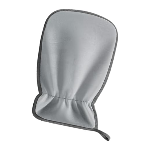 PawwJoy Tierhaarentfernungshandschuh, Katzenhaarentferner, wiederverwendbar, effizient, Fellpflege-Handschuh für Sofa, Couch, Kleidung, Teppich, Hase, 24 x 16 cm, Grau von PawwJoy