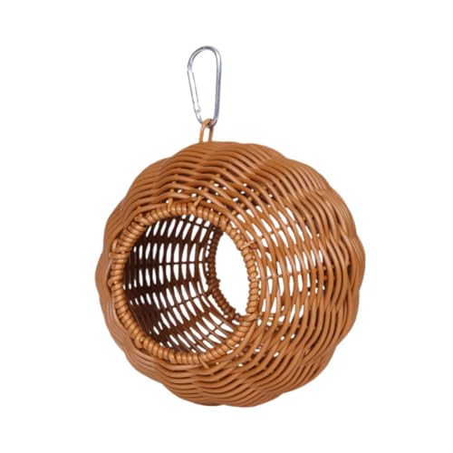 Vogelhängematte für Vögel, Käfig, Vogelzubehör, Bewegung, gewebt, atmungsaktiv, Papageiennest, Hängebett für Sittiche, Papageien, Nymphensittiche, Aufhängung von PawwJoy