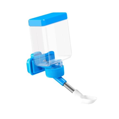 Vogeltränke, Käfigzubehör, einfache Installation, hängende Wassertränke, automatisch, für Haustiere, Papageien, Kanarienvögel, Sittiche, Blau von PawwJoy