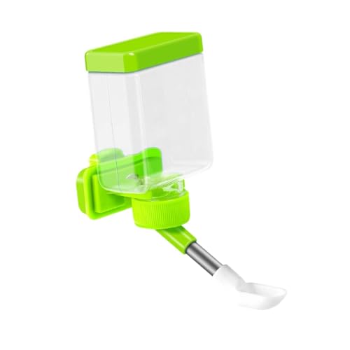 Vogeltränke, Käfigzubehör, einfache Installation, hängende Wassertränke, automatisch, für Haustiere, Papageien, Kanarienvögel, Sittiche, Grün von PawwJoy
