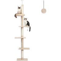 Pawz Road Deckenhoch Kratzbaum Basic beige von Pawz Road