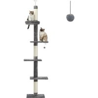 Pawz Road Deckenhoch Kratzbaum Basic grau Pawz Road Deckenhoch Kratzbaum Basic grau von Pawz Road