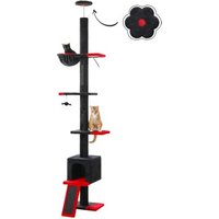 Pawz Road Deckenhoher Katzenbaumturm verstellbar schwarz Pawz Road Deckenhoher Katzenbaumturm verstellbar schwarz von Pawz Road