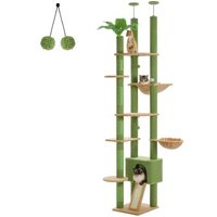 Pawz Road Deckenhoher Katzenbaumturm verstellbar von Pawz Road